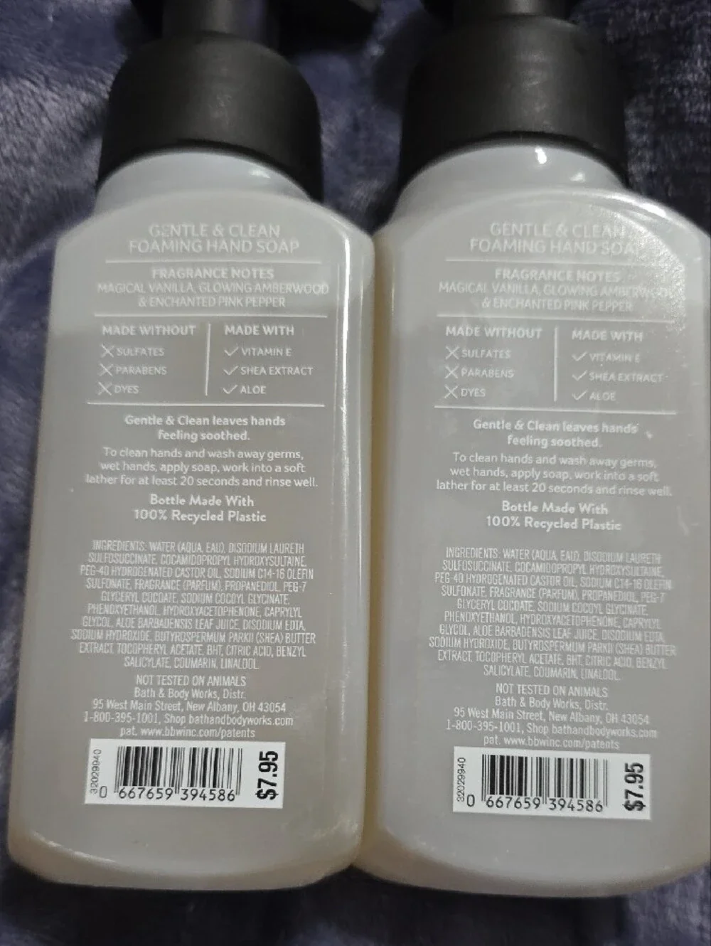 Bath & Body Works Wicked Vanilla Woods Foaming Hand Soap - Set Of 2 NEW